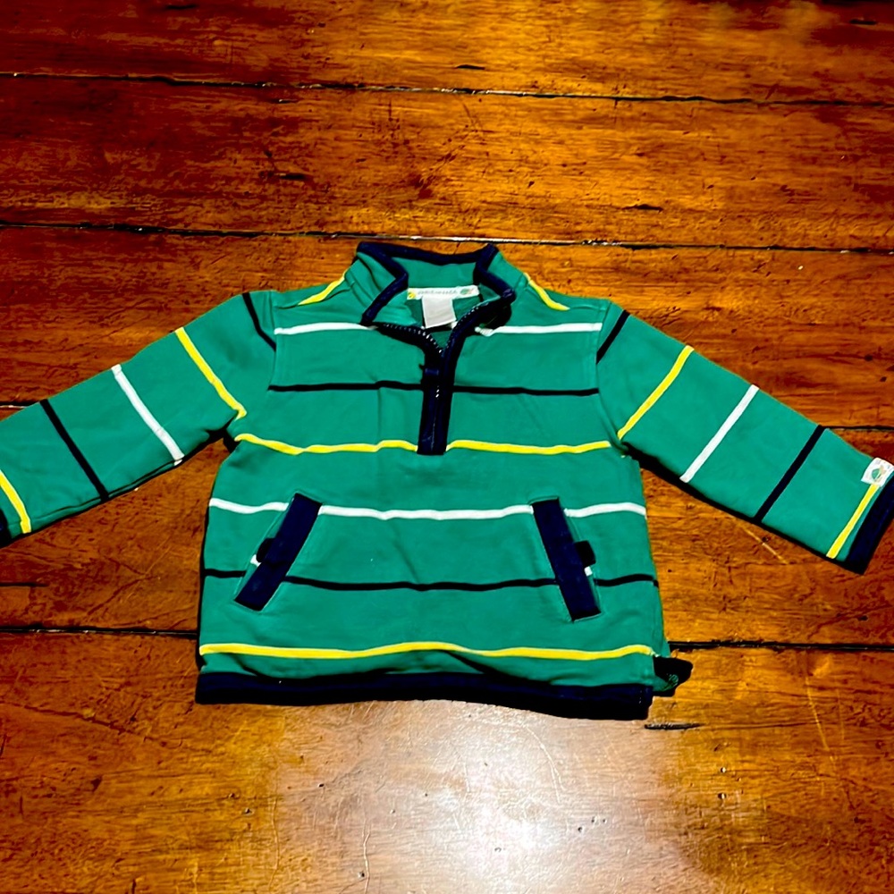 Janie and Jack Half Zip Pullover